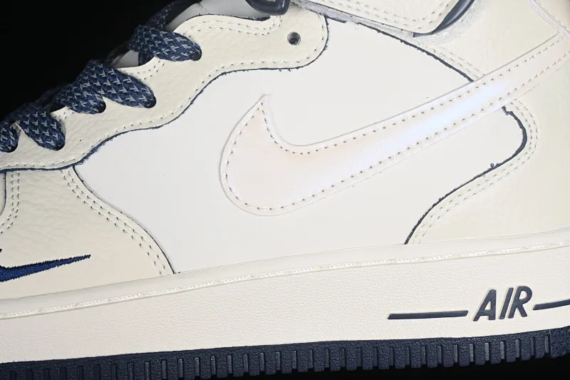 All categories Nk Air Force 1 Air Force series Nk Air Force 1 Mid Air Force mid-top Nk Air Force 1'07 Mid dark blue pearlescent small hook Air Force One mid-top casual sneakers SG2356-801